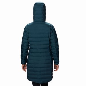 Columbia Lake 22™ Down Lång Hooded Jacka Dam MörkGröna (GCDWQ4089)